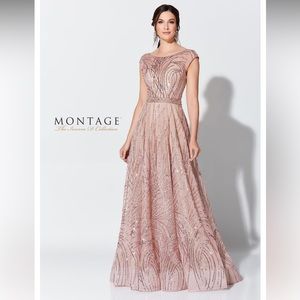 Montage by Ivonne D mauve gown size 8.